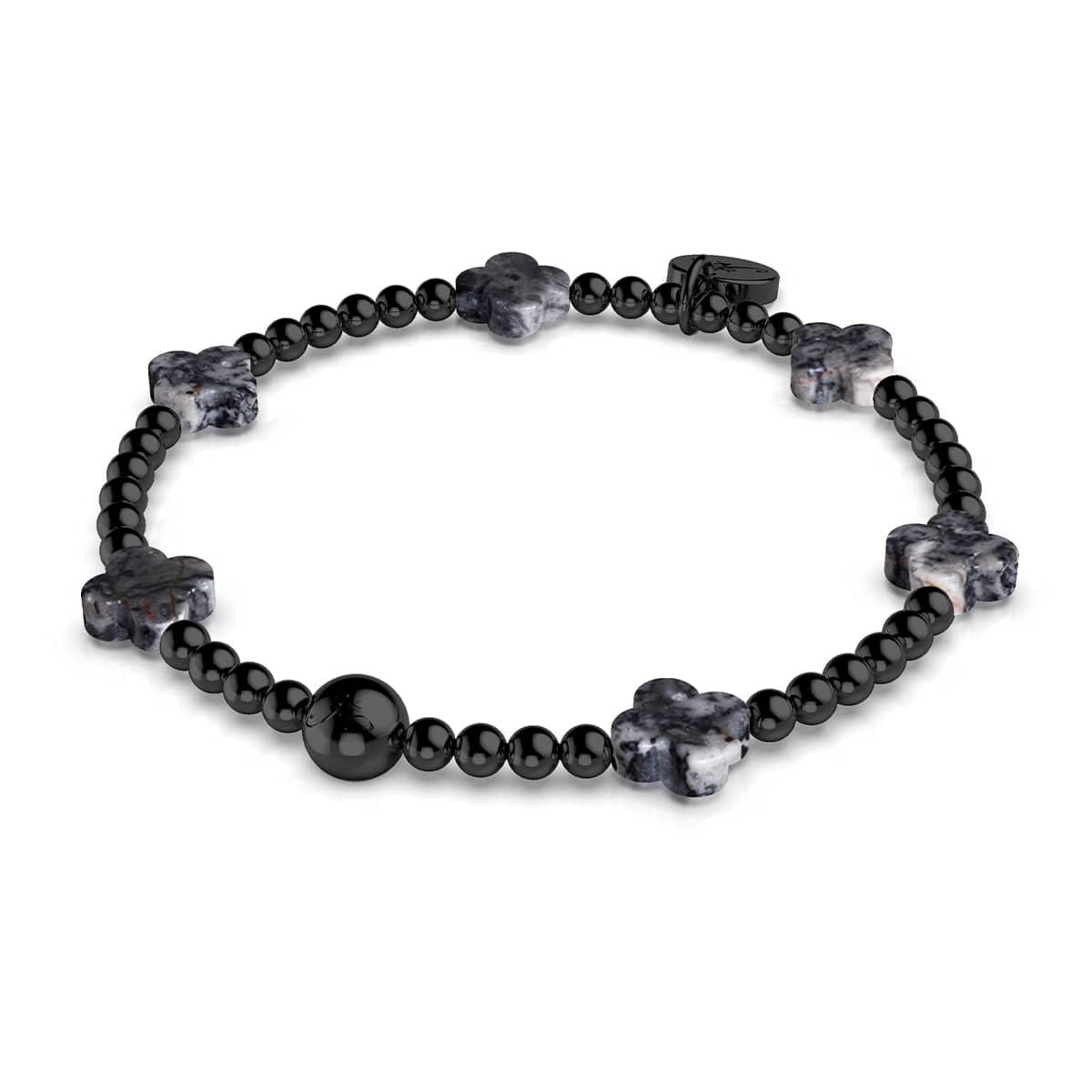 Glück im Dunkeln | Rotguss | Kleeblatt-Essenz-Armband